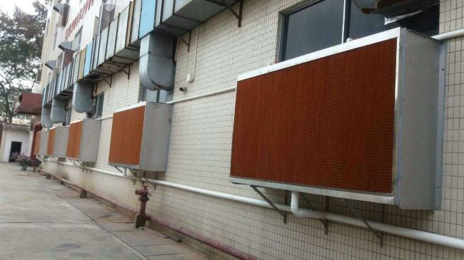 深圳龍崗水簾，濕簾風(fēng)機(jī)廠房車間降溫安裝-福泰